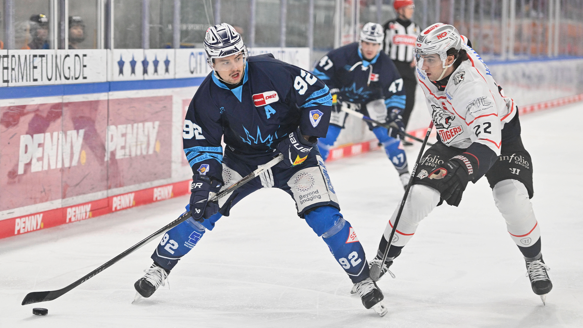 Dresdner Eislöwen gg. Nürnberg Ice Tigers